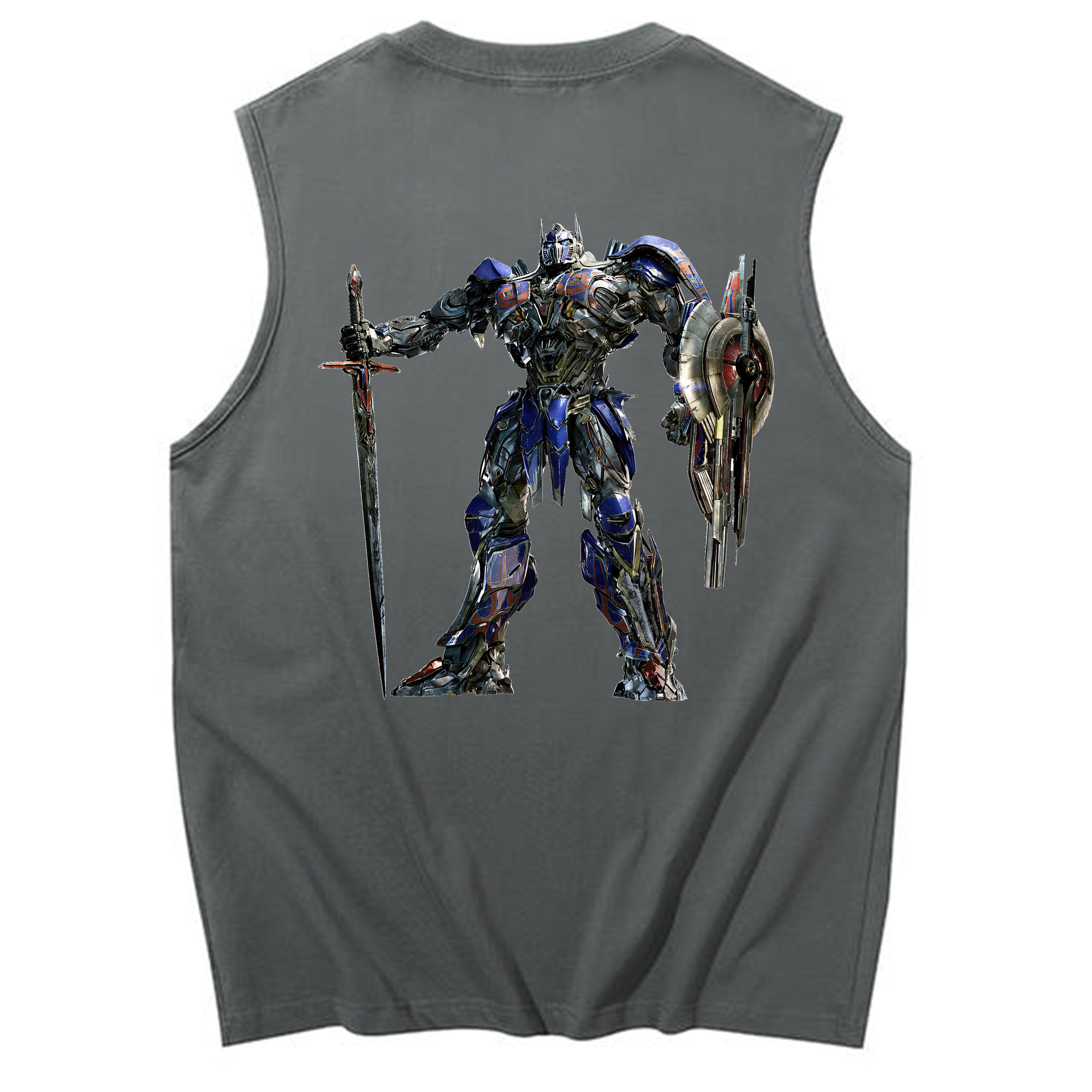 （画像用） Transformers トランスフォーマー コットン100％タンクトップ（背面プリント）